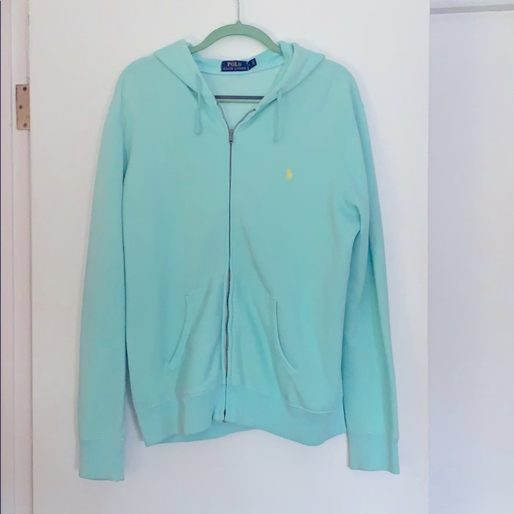 Polo by Ralph Lauren Sea Foam Green Zip-Up